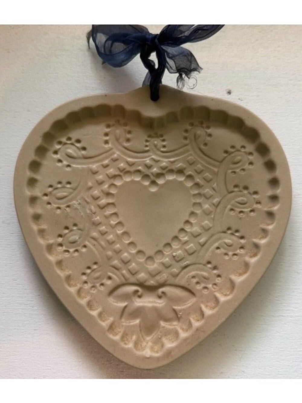 Vintage Brown Bag Cookie Art Heart Mold 1992 Baking PaperCrafting Collectible